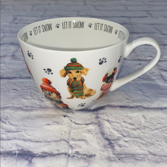 Portobello By Design Let It Snow Bone China Mug - Picture 1 of 8